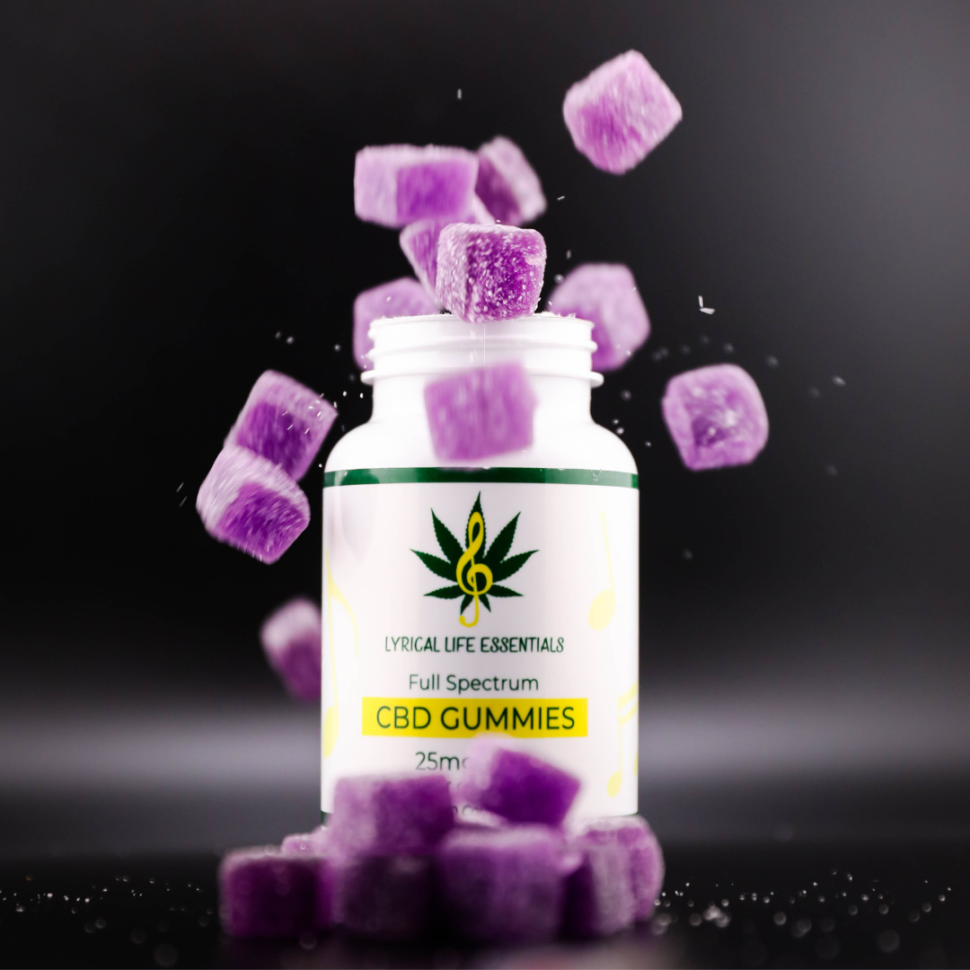 CBD Mixed Berry Gummies Open