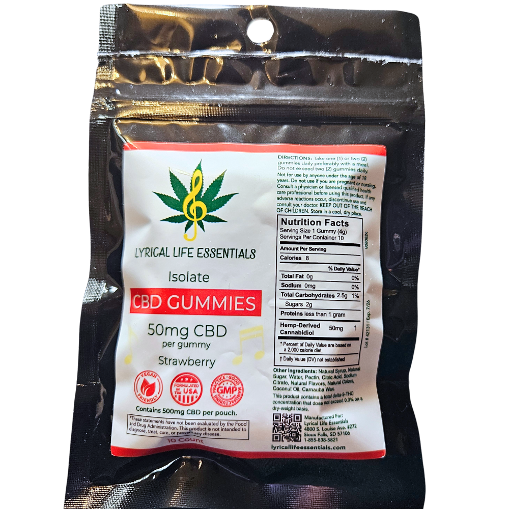 CBD Isolate Gummies 10 ct CBD Isolate Gummies 10 ct